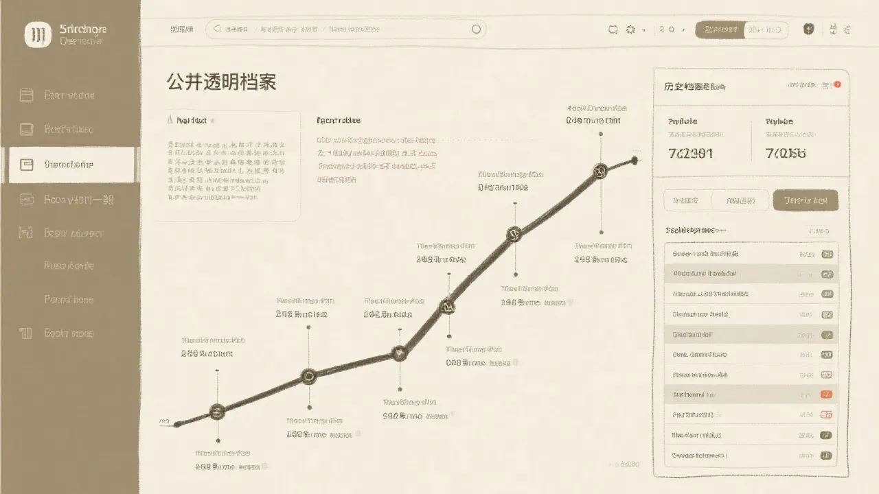 当期开奖页面展示与历史时间轴示意图